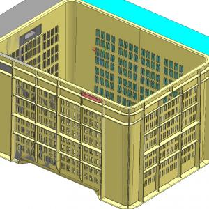 Производство и проектирование пресс-формы для литья пластикового яшика 