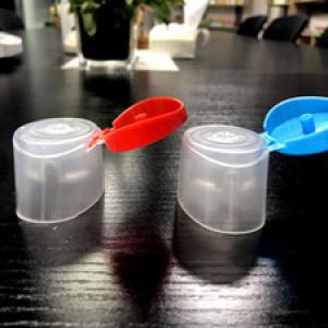 Bi-color flip top closure mold