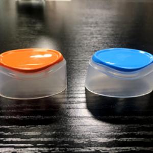 Double color flip top cap mold 