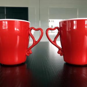 Double color water mug mold