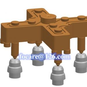 Laundry detergent bottle screw cap mold