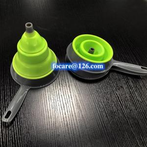 PP silicone collapsible funnel two color injection mold supplier 