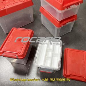 Plastic tool storage box hardware organizer injection mold 