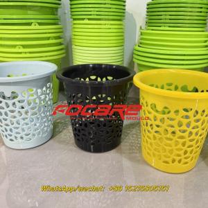 Plastic waste paper basket mold 