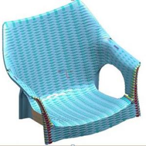 Rattan plastic chair mould 