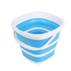 Silicone foldable bucket two color mold