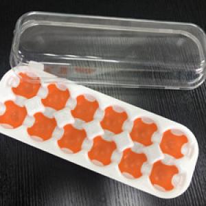 Two color egg storage container mold 