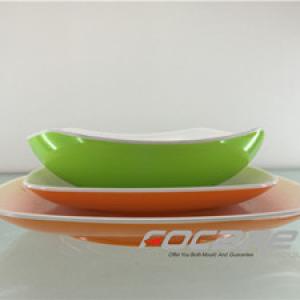 Two color fruit plate mold 