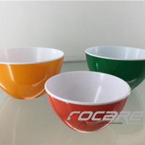Two color plastic bowl mold 