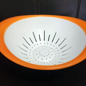 Two color rice washing colander mold
