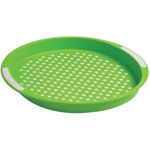 Two color round anti-slip serving tray mold