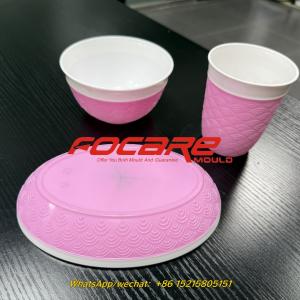 Two color tableware injection mold