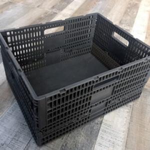Foldable fruit crate mold