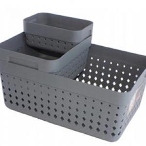 Plastic storage basket mould 