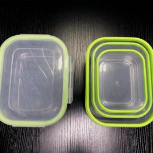 Two component lunch box mold 